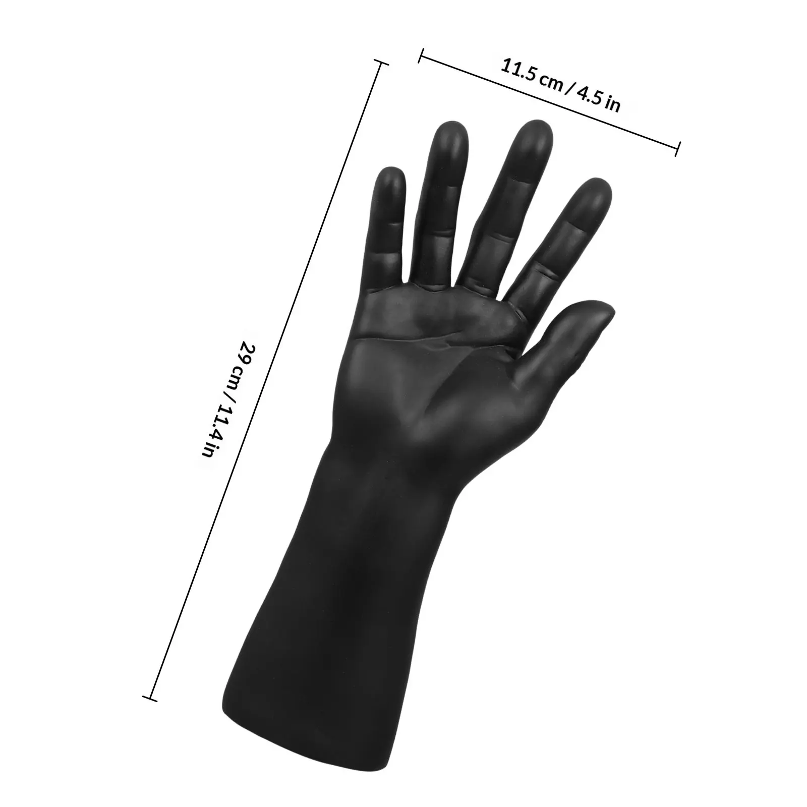 2pcs Hollow Matte Male Hand Mannequin Jewelry Display Stand for Rings Bracelets Watches Home Store
