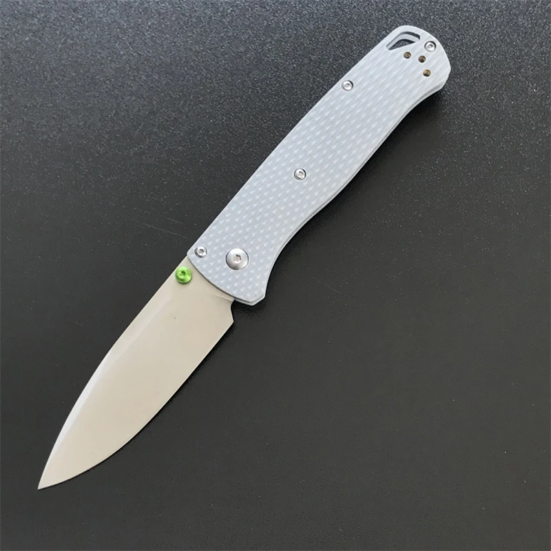 G10 Handle BM 535 Bugout Folding Knife Outdoor Saber Camping Safety Defense knives Portable Pocket EDC Tool