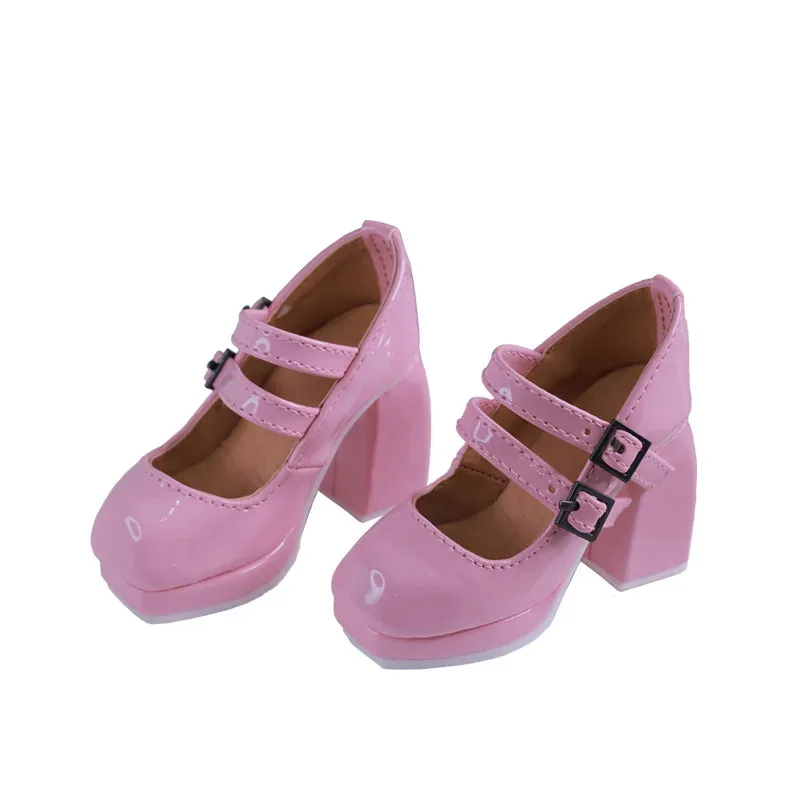 1/3 Scarpe da bambola Bjd in pelle fatta a mano 7,5 cm * 2,7 cm * 3,5 cm Tacchi alti per bambole Loli carini adatti per bambole sogni Dod Dolls More Luts