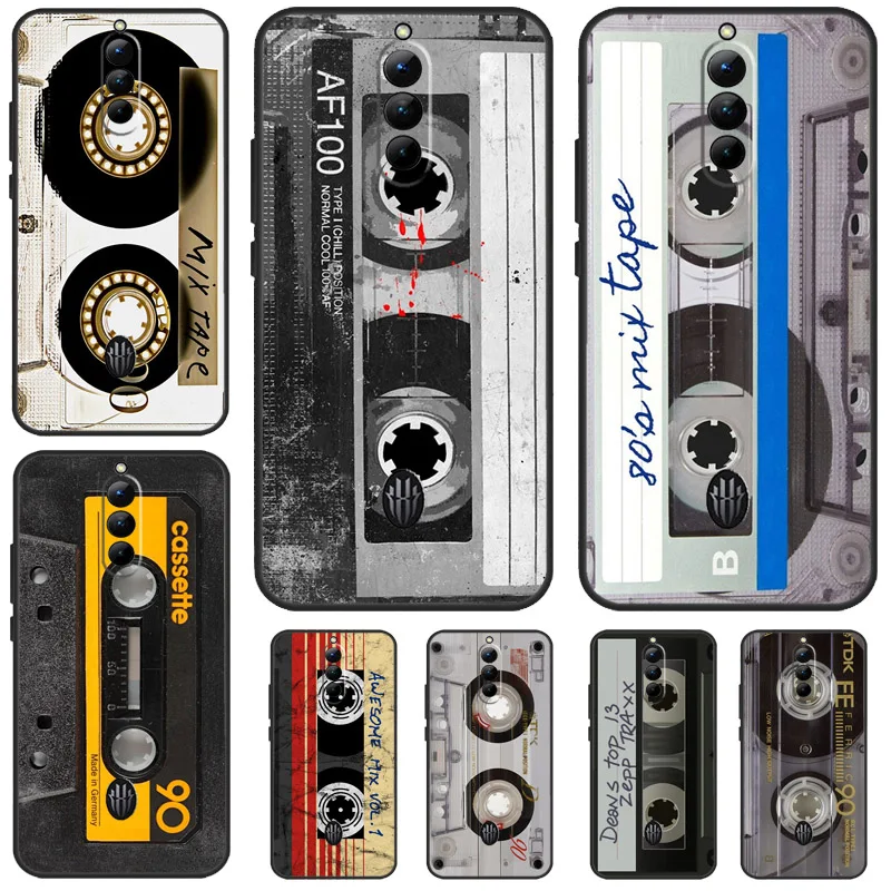 הבציר קלטת רטרו סגנון במקרה nubia אדום קסם 9 pro בתוספת 8s pro + קסם אדום 6 7 7s pro 5g 5S 6r כיסוי