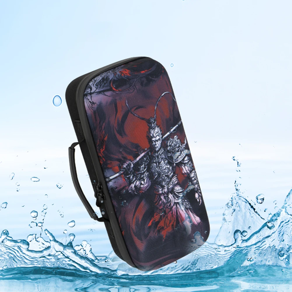 حقيبة حمل صلبة مقاومة للصدمات حقيبة تخزين محمولة للسفر مع جيب ملحقات لوحدة التحكم في الألعاب Asus Rog Ally X/Rog Ally