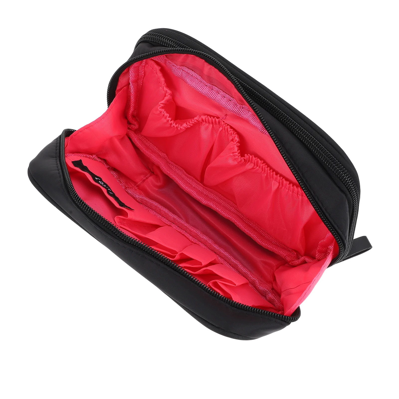 

Travel Lipstick Storage Bag Essential Oil Bottle Pouch Double-Layer Organizer Portable Makeup Case Lightweight Design
