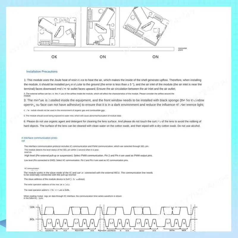 A17Z MPM20-AH Modul Sensor PM2.5 Inframerah Mendeteksi Suku Cadang Pengganti Sensor Partikel Laser Udara