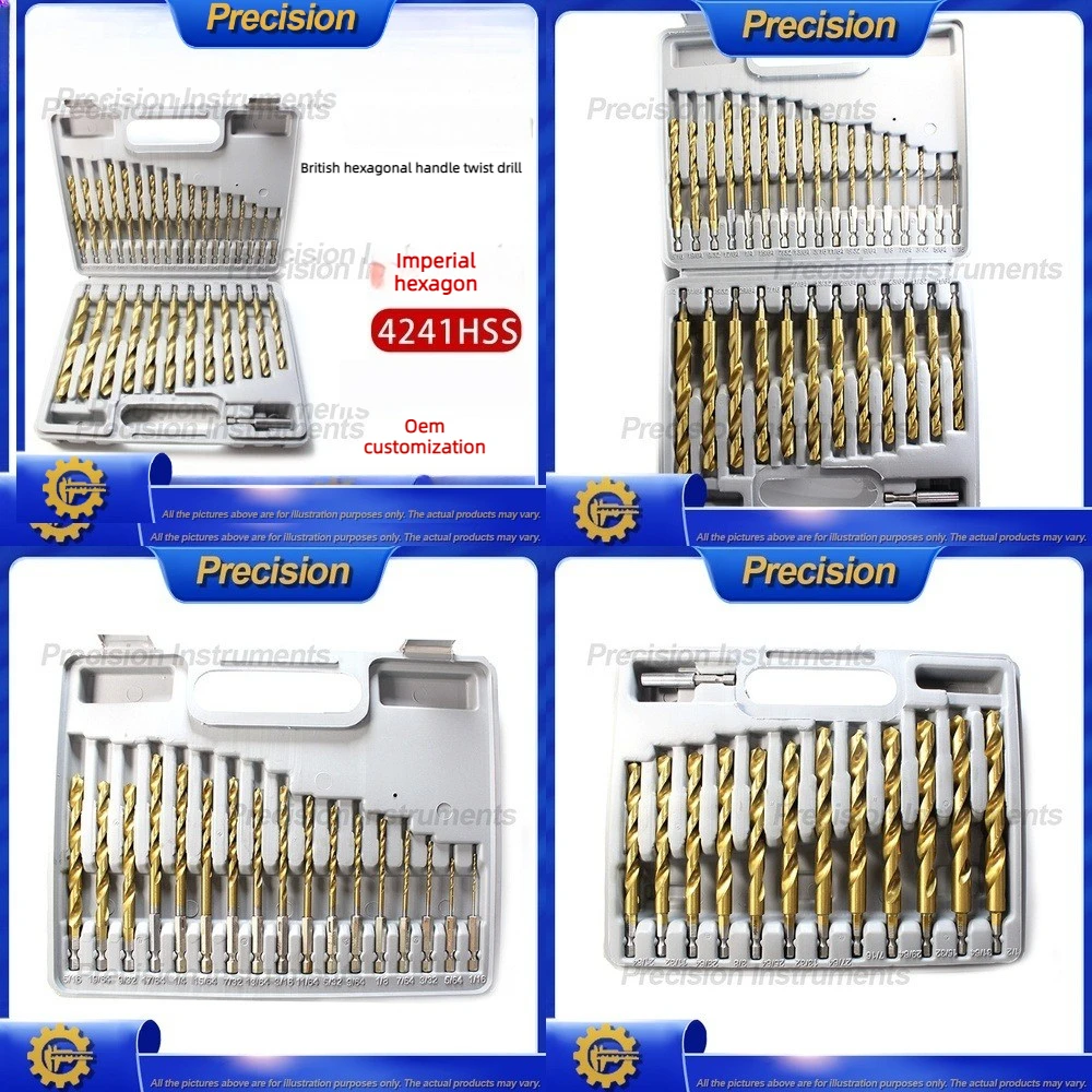 

Набор сверл HSS с твердосплавным покрытием TiN, 30 шт., с шестигранным хвостовиком, для металла и дерева, 2026