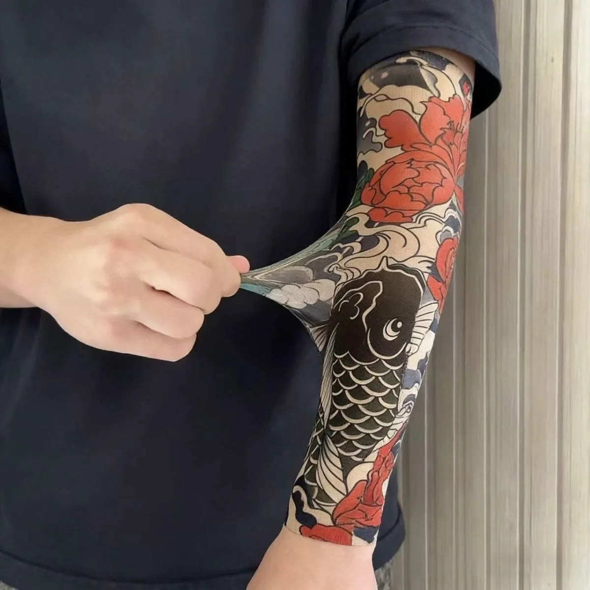 Sun Protection Tattoo Ice Sleeve Arm Protection Breathable High Elasticity Driving Car Outdoor True Seamless Transition