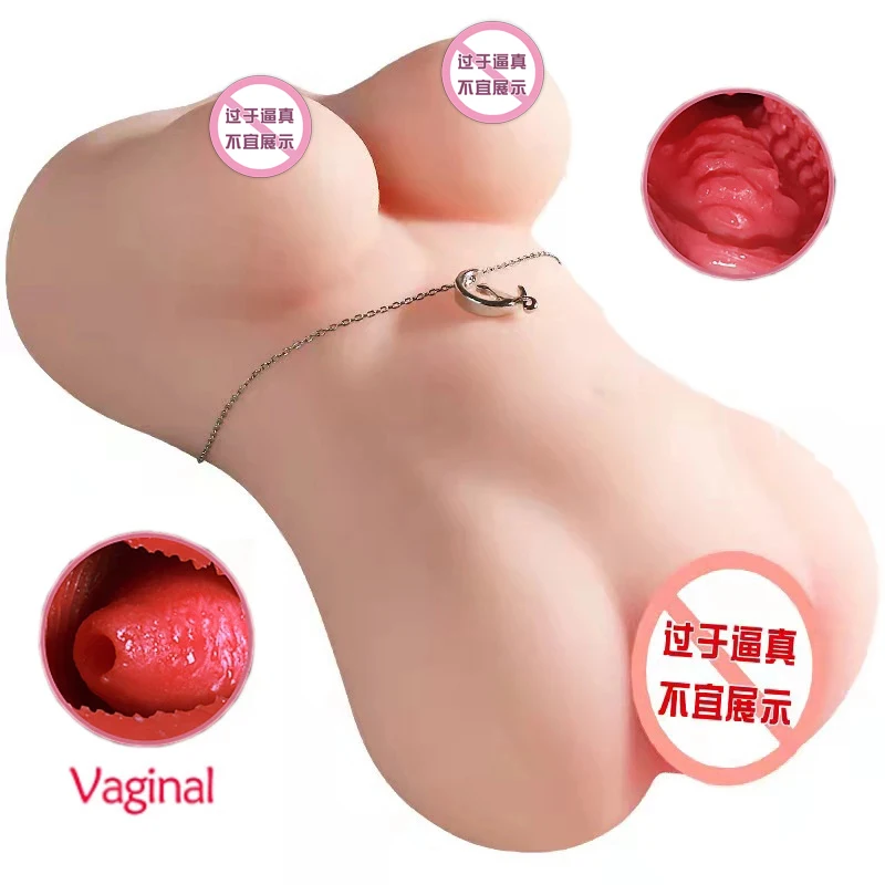 Mann Künstliche Vagina Tasche Pussy Männlicher Masturbator Echte Vagina Realistische Sex Spielzeug Silikon EroticAdult Eichel Stimulieren Massagegerät