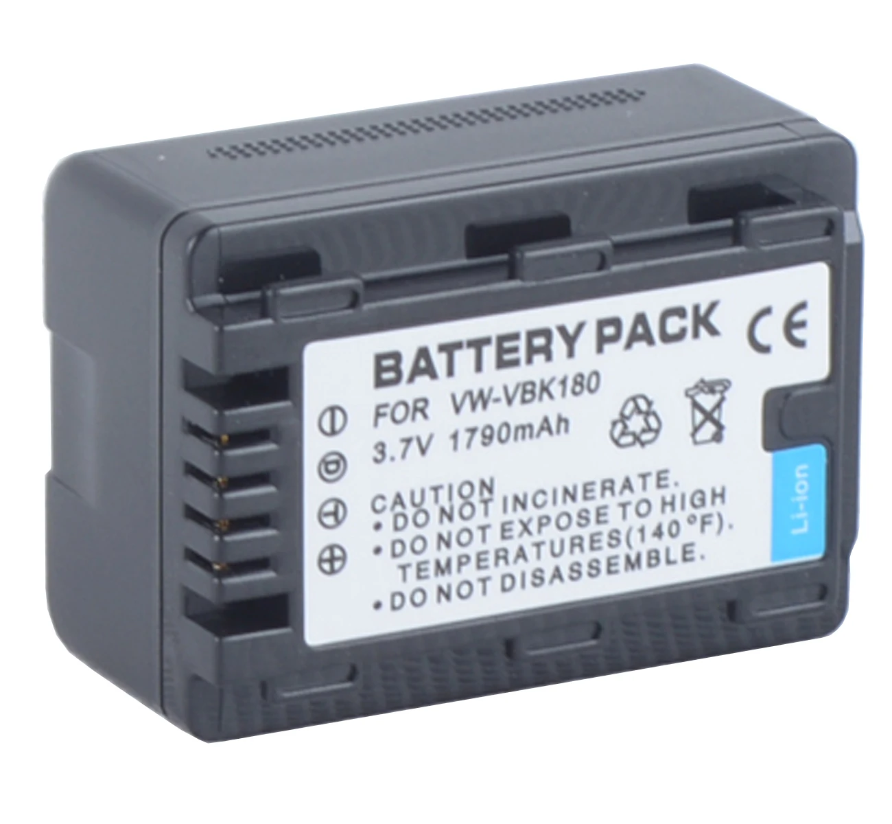 Battery Pack for Panasonic HDC-TM40, HDC-TM41, HDC-TM41H, HDC-TM55, HDC-TM60, HDC-TM80, HDC-TM90, HDC-TM99 Full HD Camcorder