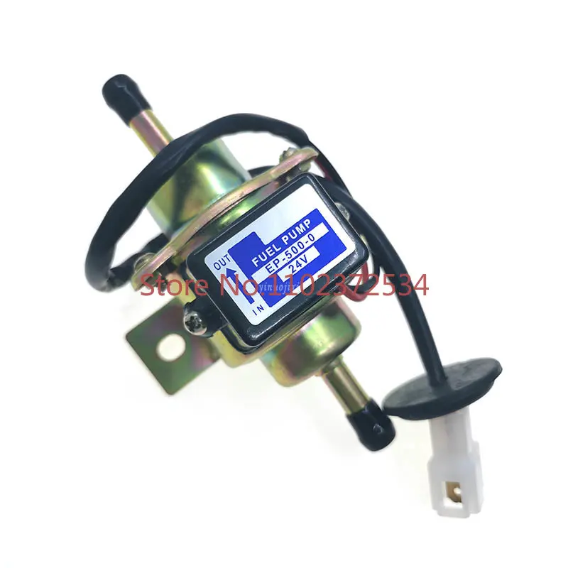 Excavator accessories Kubota special excavator electronic fuel pump external fuel pump 12V/24V fuel pump accessories