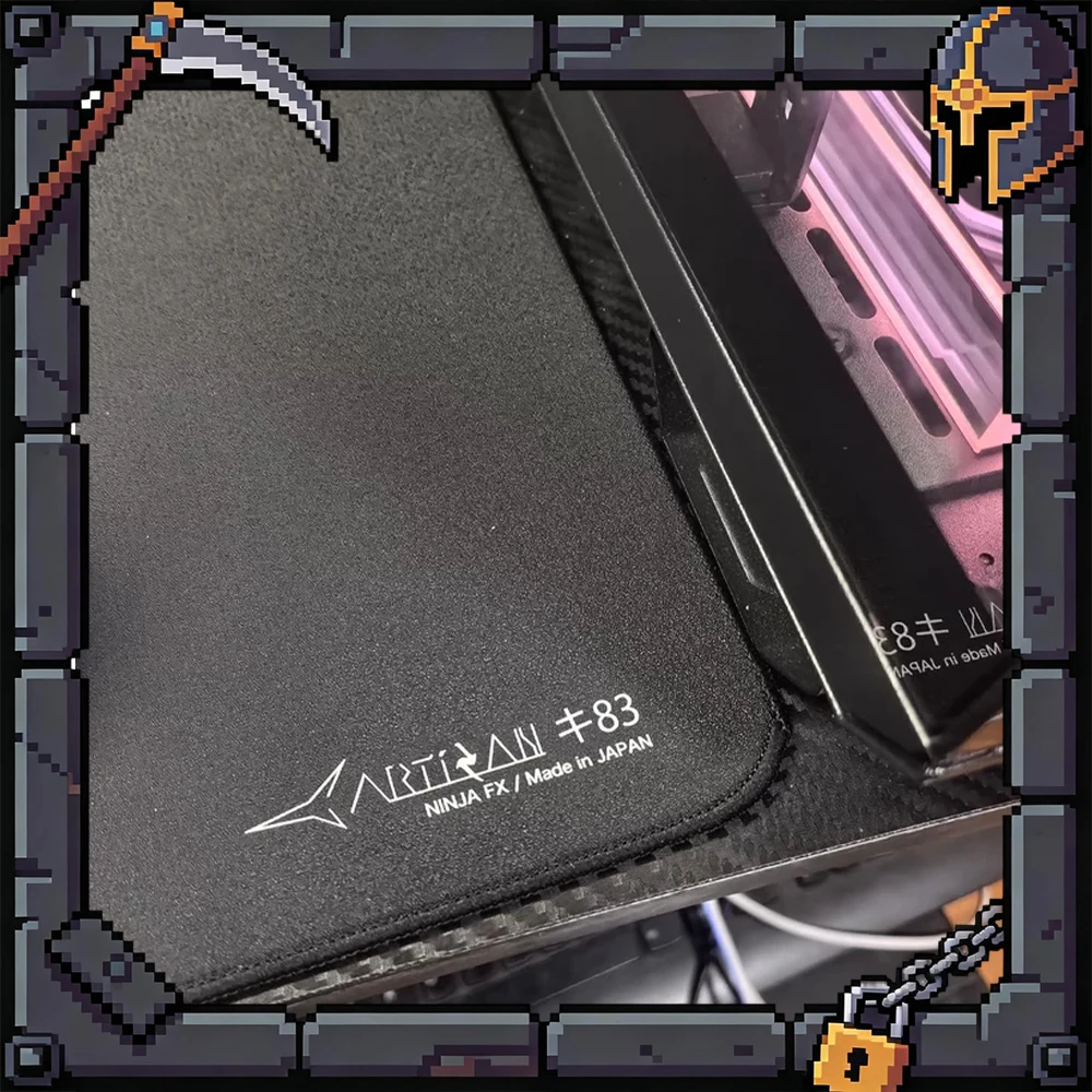 ARTISAN K83 Mouse Pad Smooth Speed Mousepad Be Non-Slip Soft Rubber Base Moisture Proof For VALORANT PC Accessories Gifts