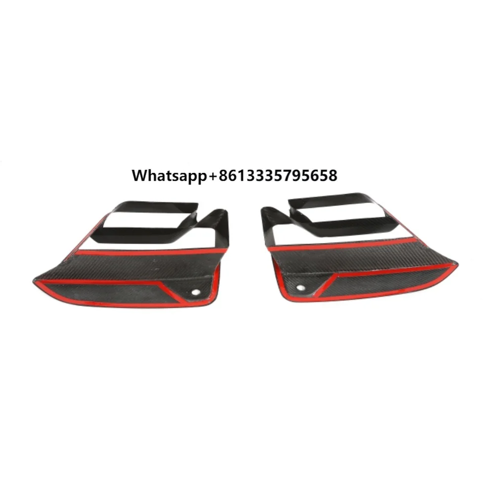 

Top Material Dry Carbon Fiber F90 Front Fog Light Cover Fins Splitter for F90 M5 Sedan 2021-2024 Car Bumpers Body Kits