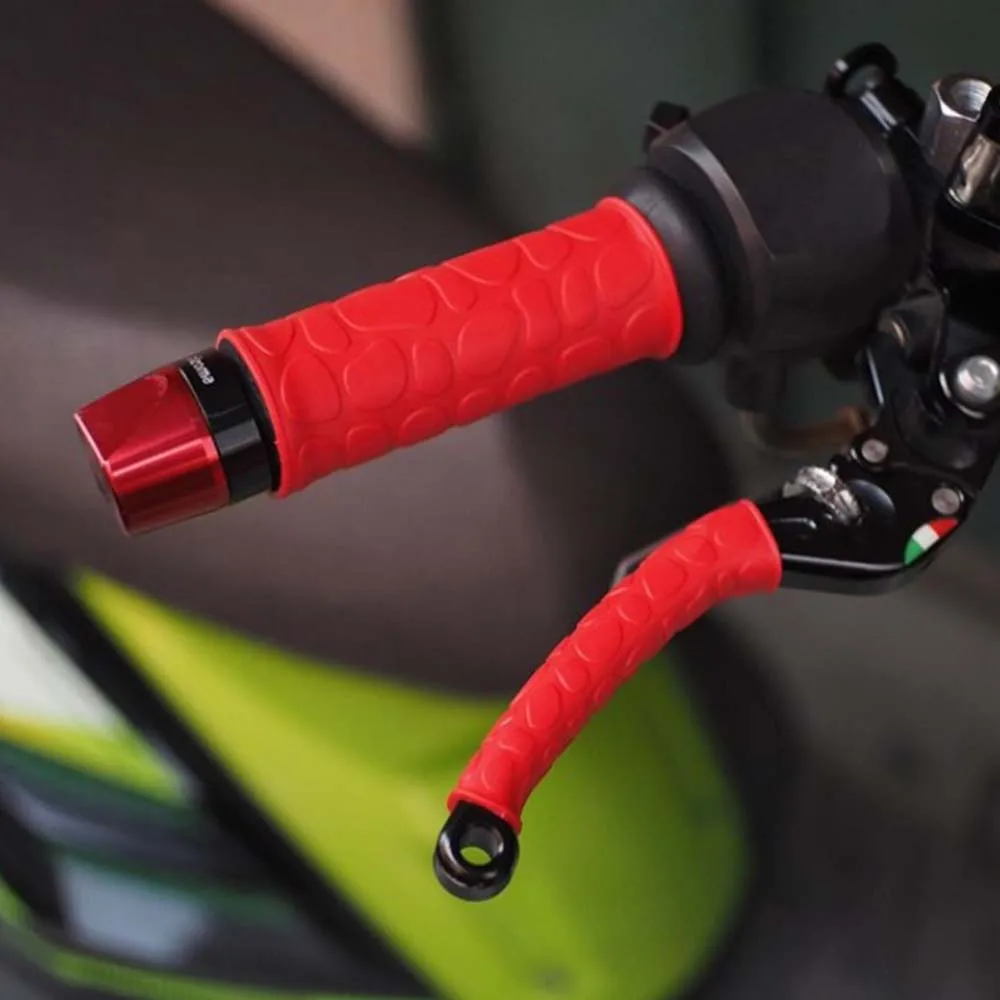 

Comfortable Anti-skid Motorbike Silicone Sleeve Brake Handle Motorcycle Handlebar Grip Rubber Bar Handle Grip Cover Protector