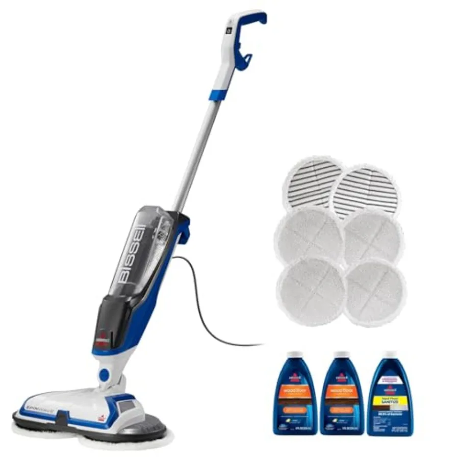 

SpinWave Hard Floor Expert Corded Spin Mop Cleaner with Washable Mop Pads for Sealed Hard Floors Efficient Hands-Free Cleaning