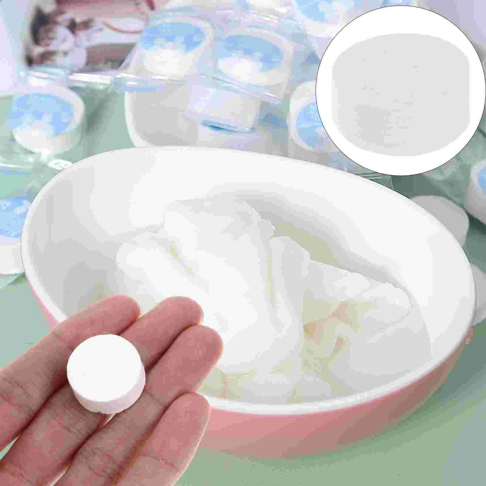 

100 Pcs Outdoor Towel Compressed Compression Portable Fabric Biodegradable Travel Accessories Face Cleaning for Household