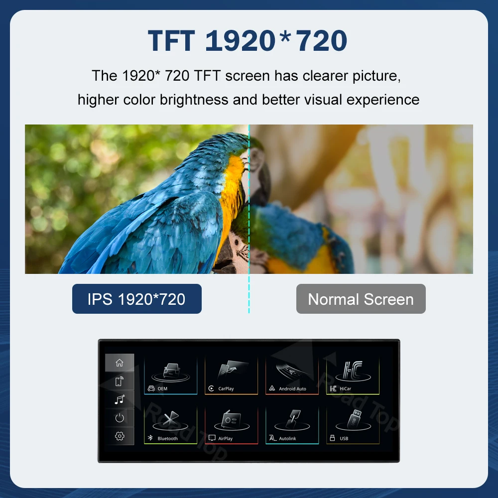 12.3inch Multimedia Display Touch Screen For Audi A4 S4 A5 S5 2014-2019 Airplay Miracast Function Wireless Carplay Android Auto - Image 3