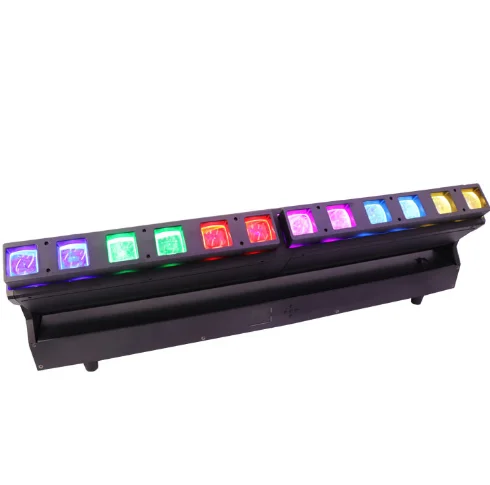 Pixel Matrix RDM Wall Washer Beam Zoom Wash Moving Light New Arrival 12*40W LED RGBW 4in1 500w for Stage and Party