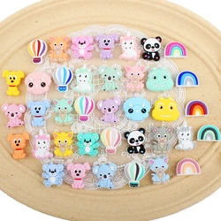 5/20/50 pz/lotto perline di Silicone bambino cartone animato Koala orso unicorno carattere dentizione perline ciucci fai da te Clip a catena accessori per bambini