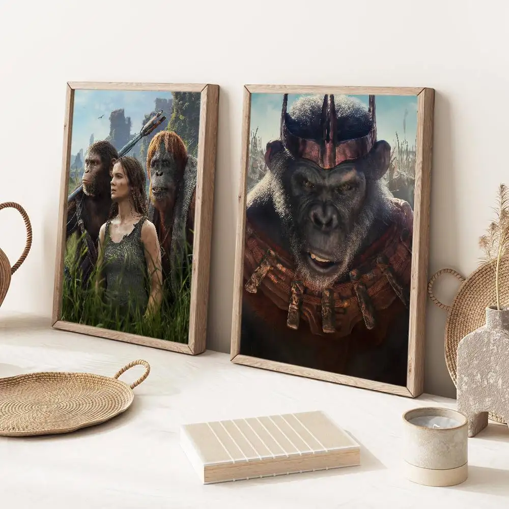 Movie Rise of the Planet of the Apes Poster Wall Canvas Painting for Club Living Room Home Decor - view 4
