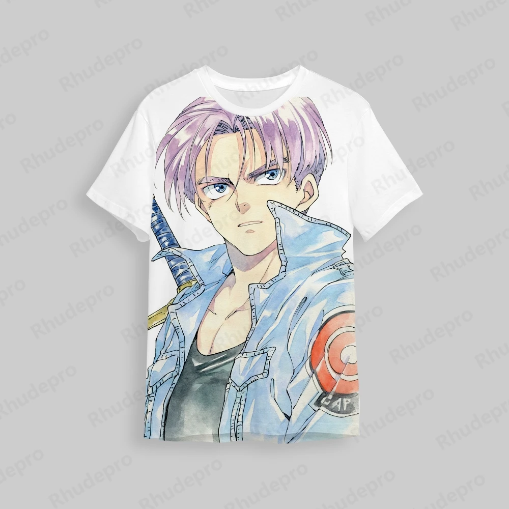 Dragon Ball 100-5XL T-shirt Men Men's Y2k Harajuku Style Shirts 2024 Clothing Anime Goku Streetwear Tops T-shirts Children's