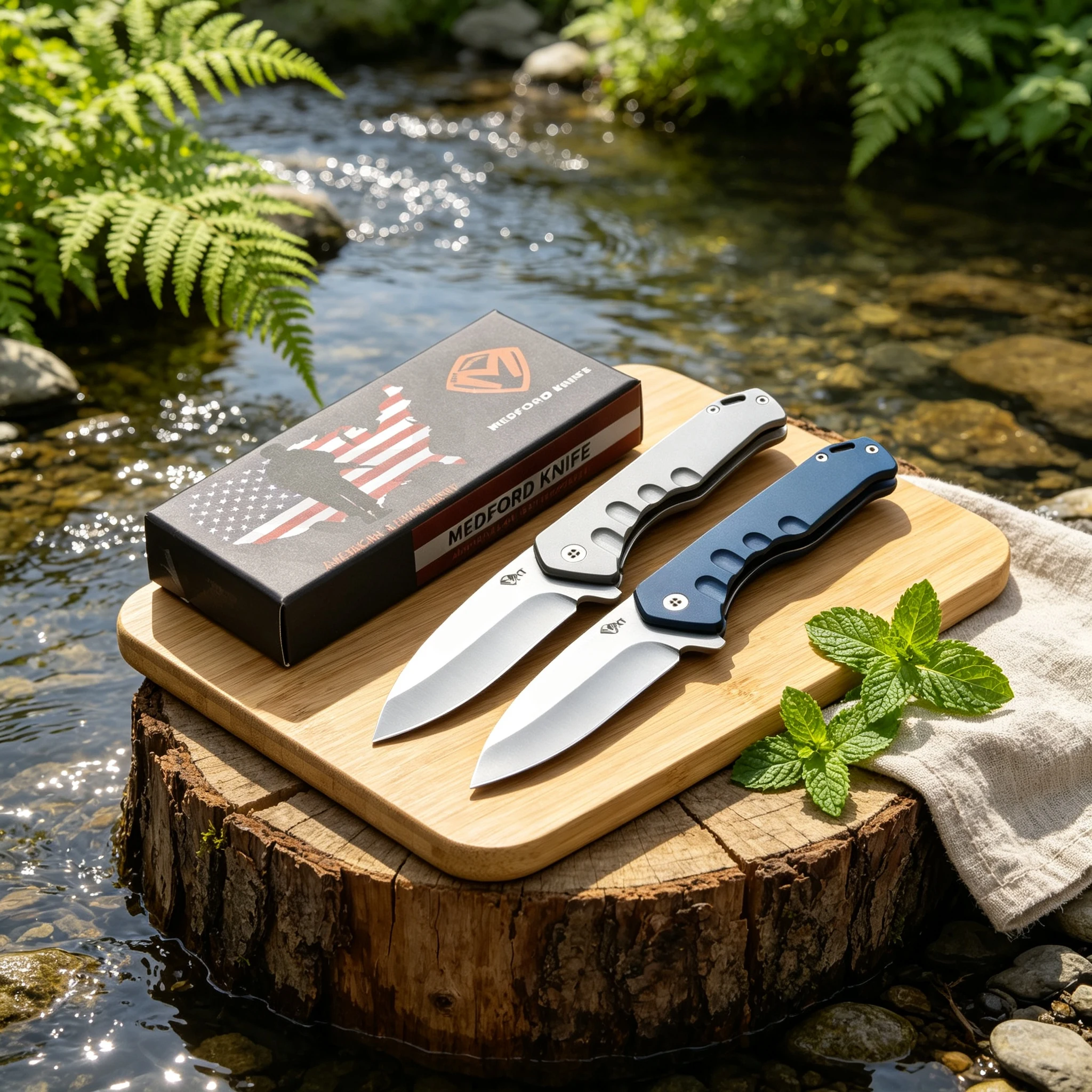 Medford EDC Personalized Mini Folding Knife High-Hardness D2 Steel Blade Ball Bearing Structure Camping Knife