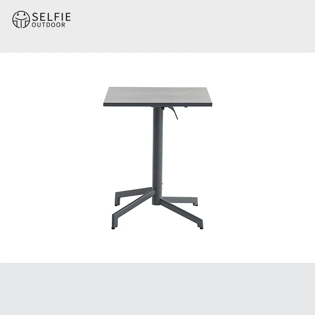 

Steel Furniture Restaurant Furniture Set Steel Table Foldable Dining Tables Square Folding Table