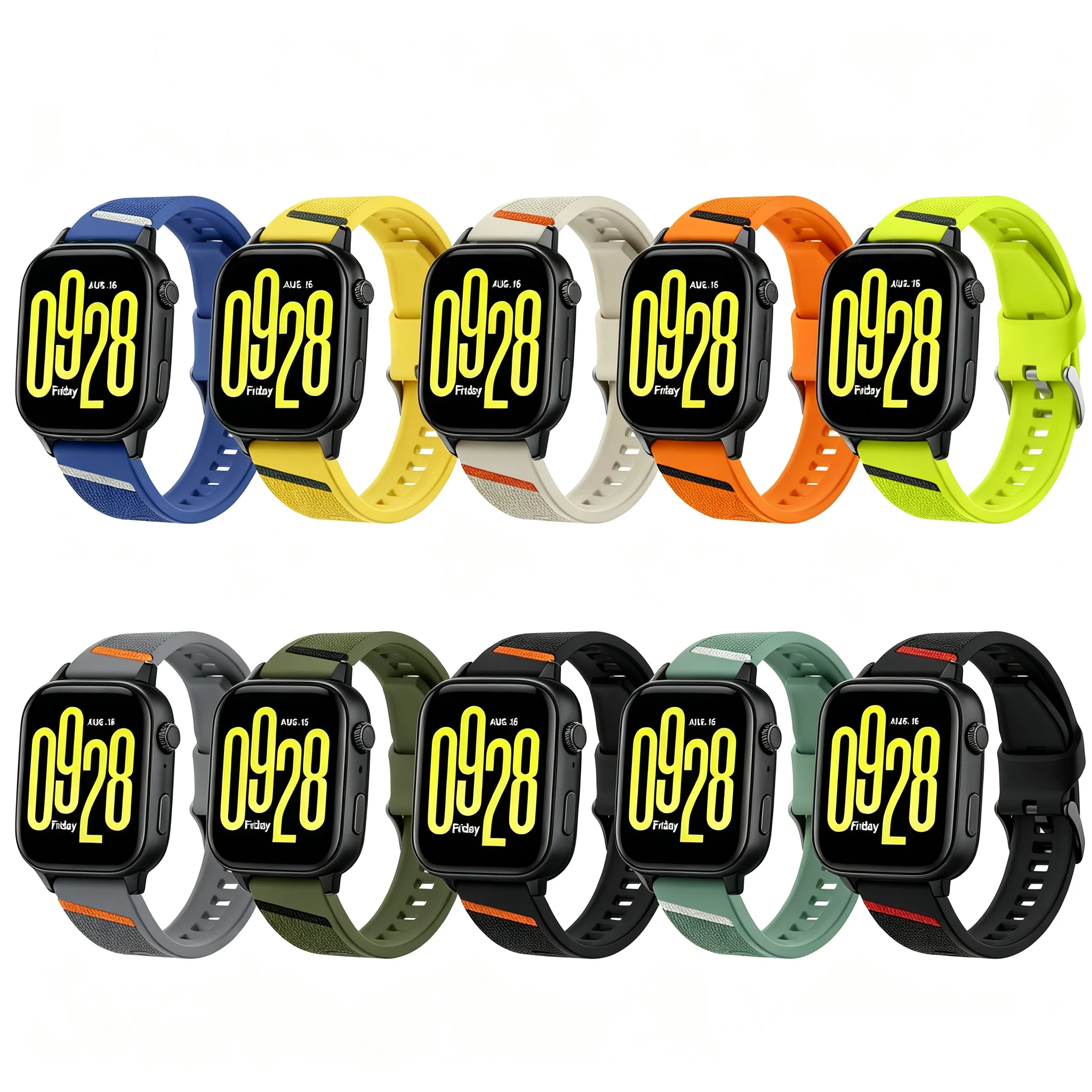 22mm Watch Straps for Redmi Watch 5 Active/5 Lite Sport Silicone Breathable Belt Bracelet Correa Xiaomi Redmi Watch5 Active band view 6