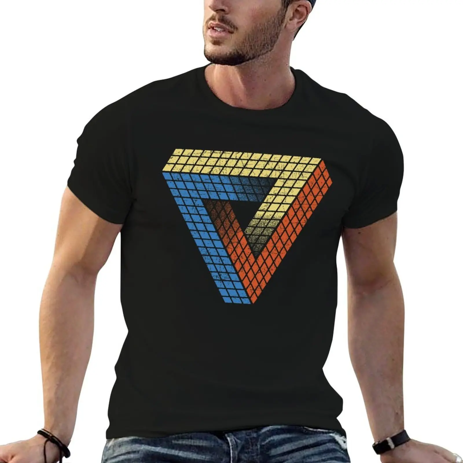 

Penrose Puzzle T-Shirt t shirt man cotton man tshirt T-Shirt