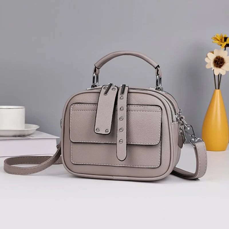 

2025 New High-end Luxury Brand Ladies Leather Tote Bag Famous Designer Paris Elegant Simple Style​