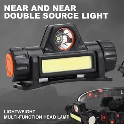 Outdoor Long Range Strong Light LED Night Fishing Charging Headworn Ultra Bright Magnetic Flashlight