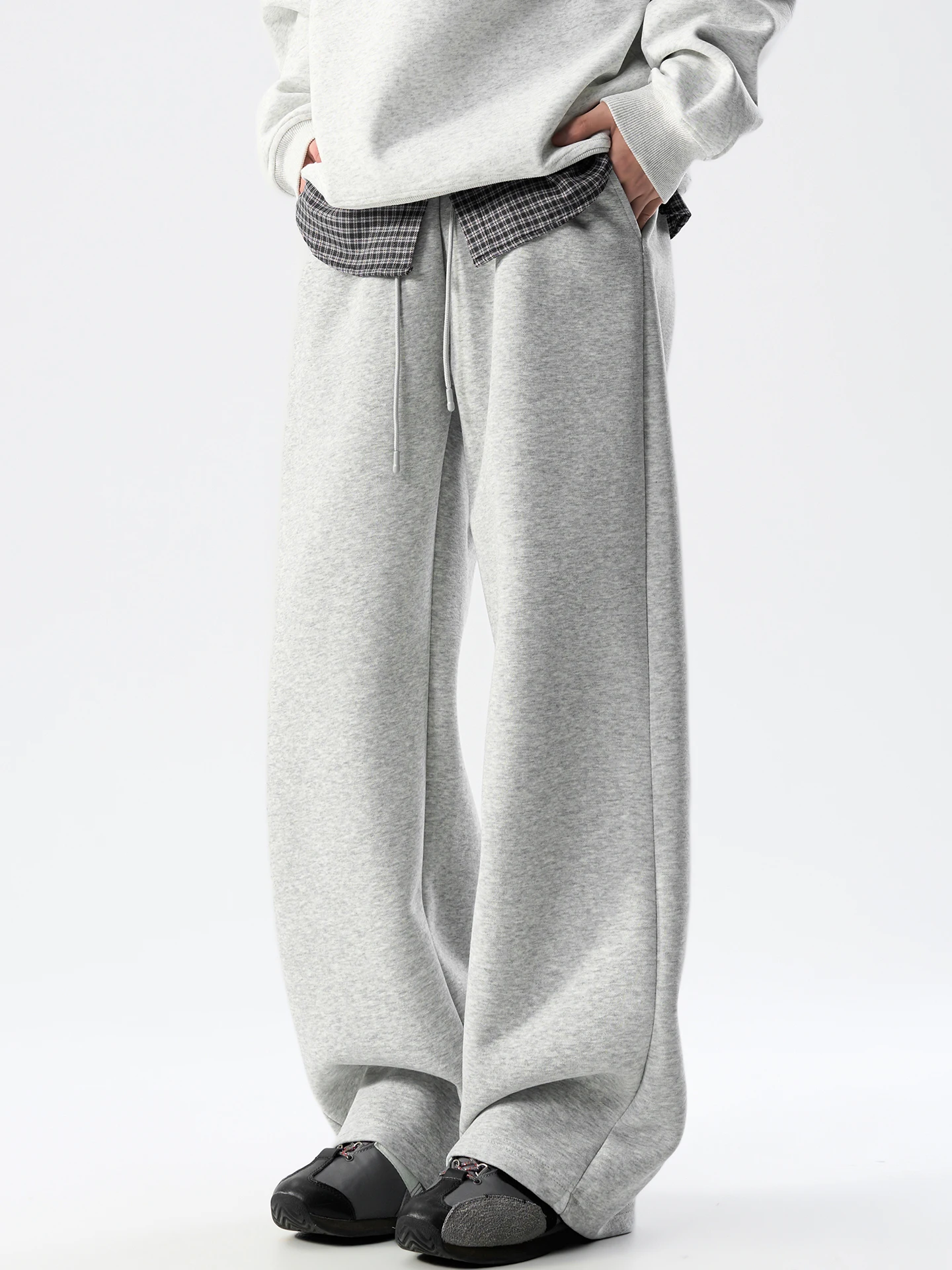 Dukeen 400G بنطال رياضي مستقيم للرجال ثقيل الوزن 2025 خريف موضة جديدة غير رسمية نشطة مريحة سراويل مناسبة ملابس للرجال #1