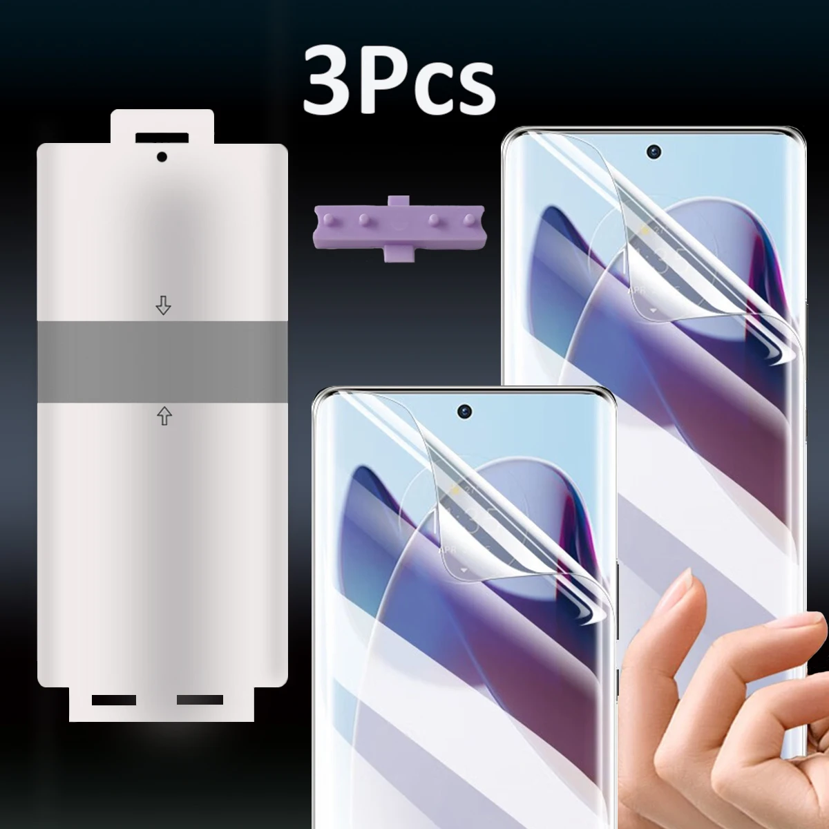 

3pcs TPU Hydrogel FILM Screen Protector For Motorola Moto Edge 40 Neo Edge 30 Ultra X40 X30 G84 G54 Full Cover Protective Film