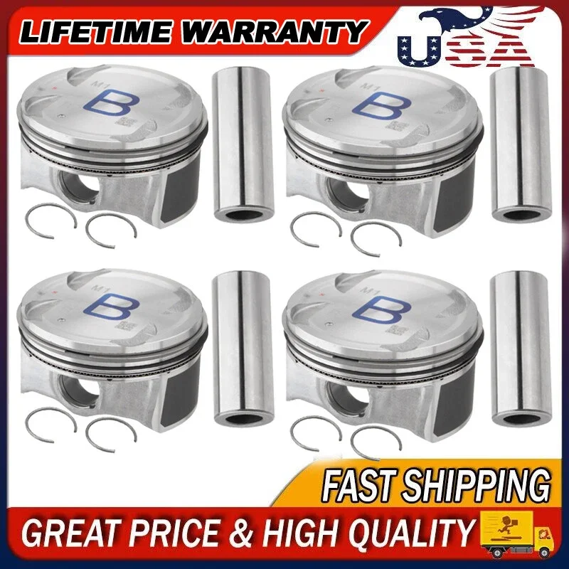 

STD Size Piston Set 23040-2E501 For 11-16 Hyundai Kia Elantra Mistra Coupe 1.8L