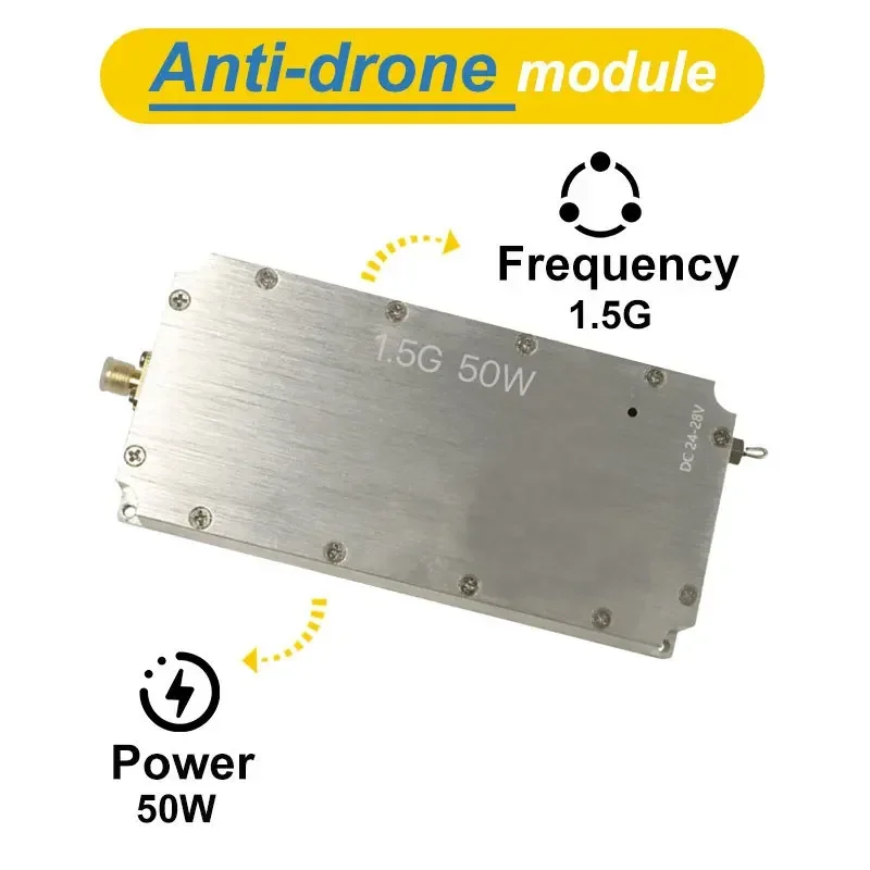 1,5 Ghz drone-module 50 W tellermodule signaal krachtige drone detecteren anti-fpv