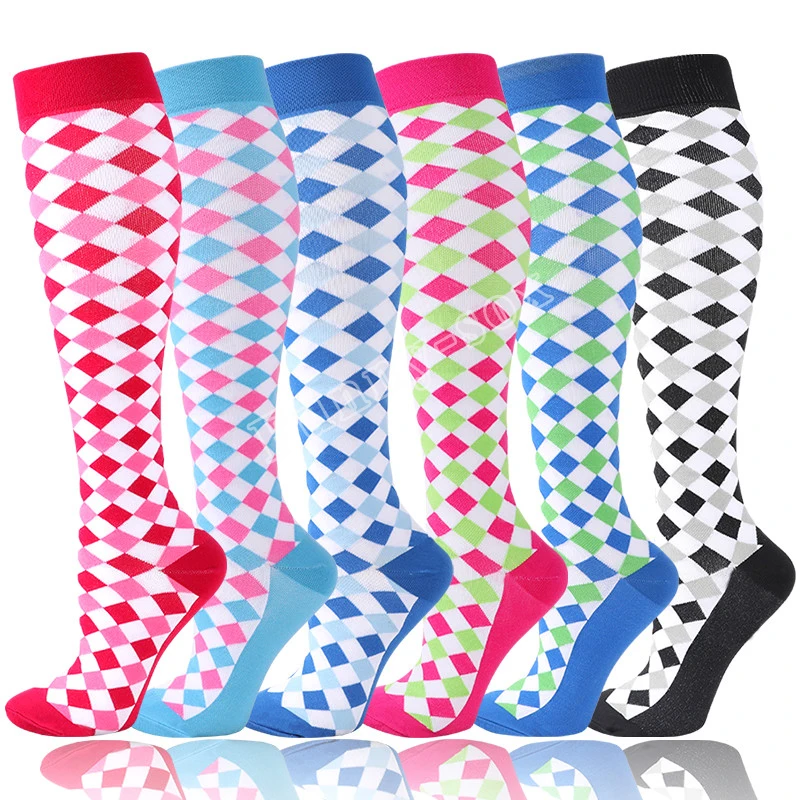 Compression Socks 20-30 Mmhg Teachers Medical Varicose Veins Pregnancy Nursing Athletic Football Soccer Stockings Sport Socks