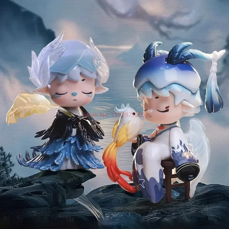 Heyone Mimi Mtyh Mountain And Sea Gods Series Blind Box Kawaii Mystery Surprise Action Figure Model Cute Collectible Toy Gift