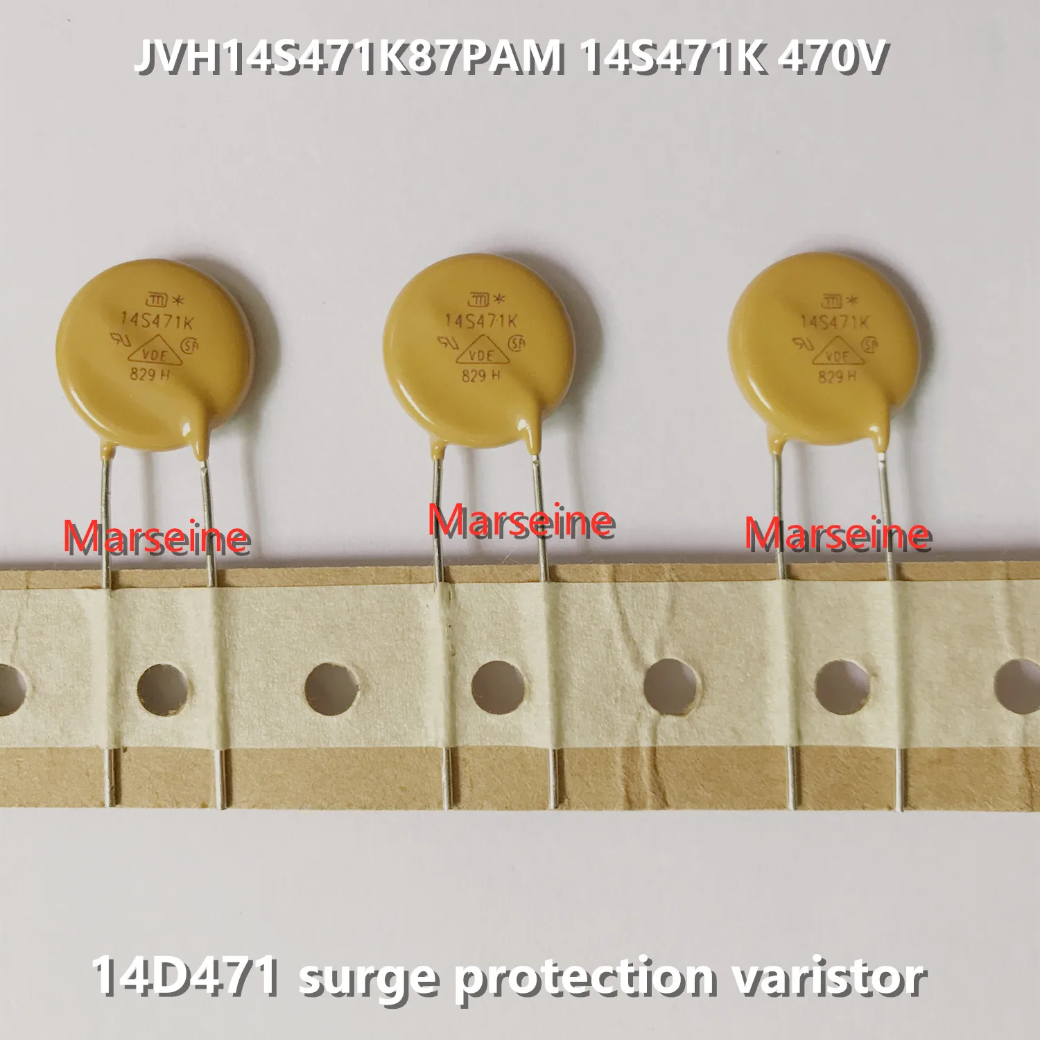 Original New 100% JVH14S471K87PAM 14S471K 470V 14D471 Surge Protection Varistor (Inductor)