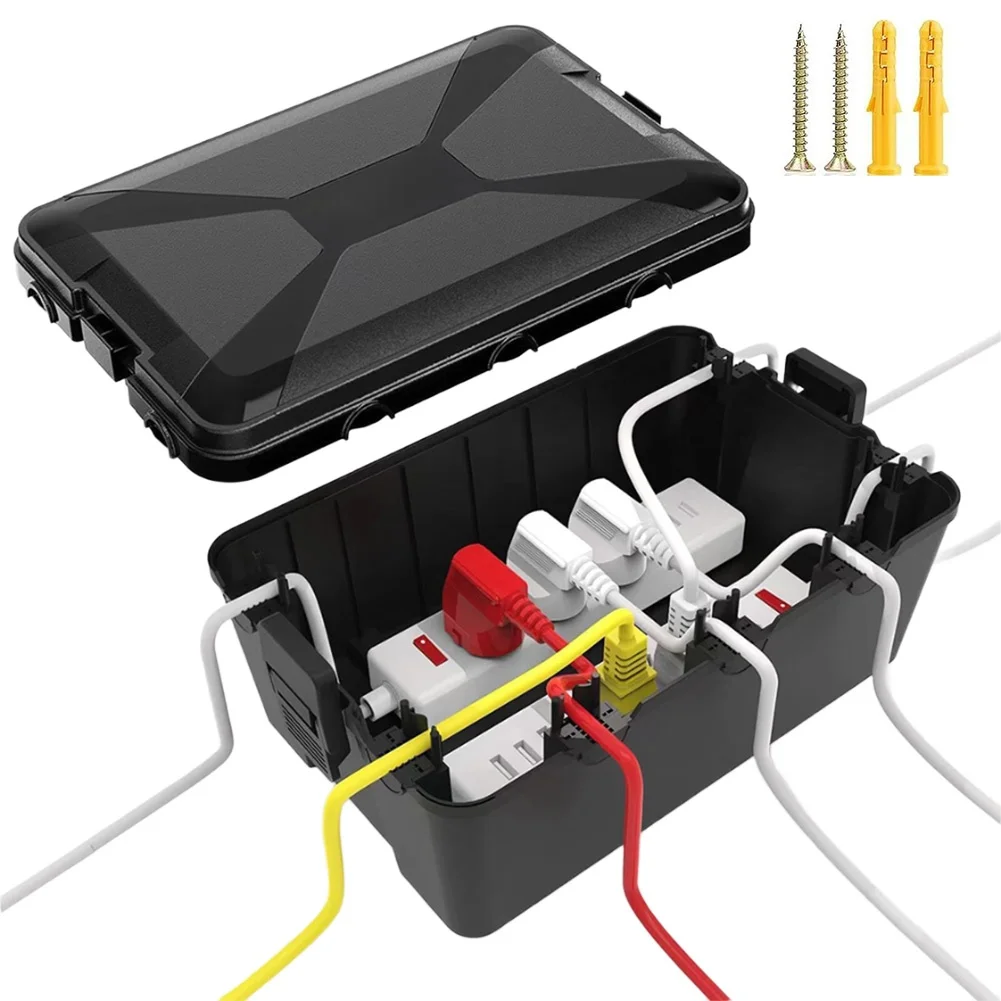 

/Waterproof /Cable /Box IP54 Outdoor Junction Box PP Material With 7 Entries For Garden Socket Extension Cord And Pool Protectio
