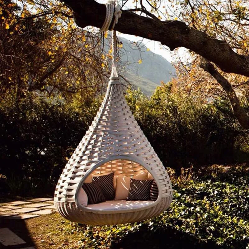 

Outdoor attractions Shaker Nordic creative nest bed Outdoor rattan Douyin adult rattan big bird cage bed Internet celebrity