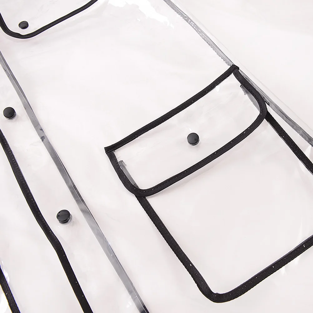 

Thickened Travel Raincoat Eva Waterproof Reusable Lightweight Poncho For Adults With Elastic Cuff Hood Portable Outdoor