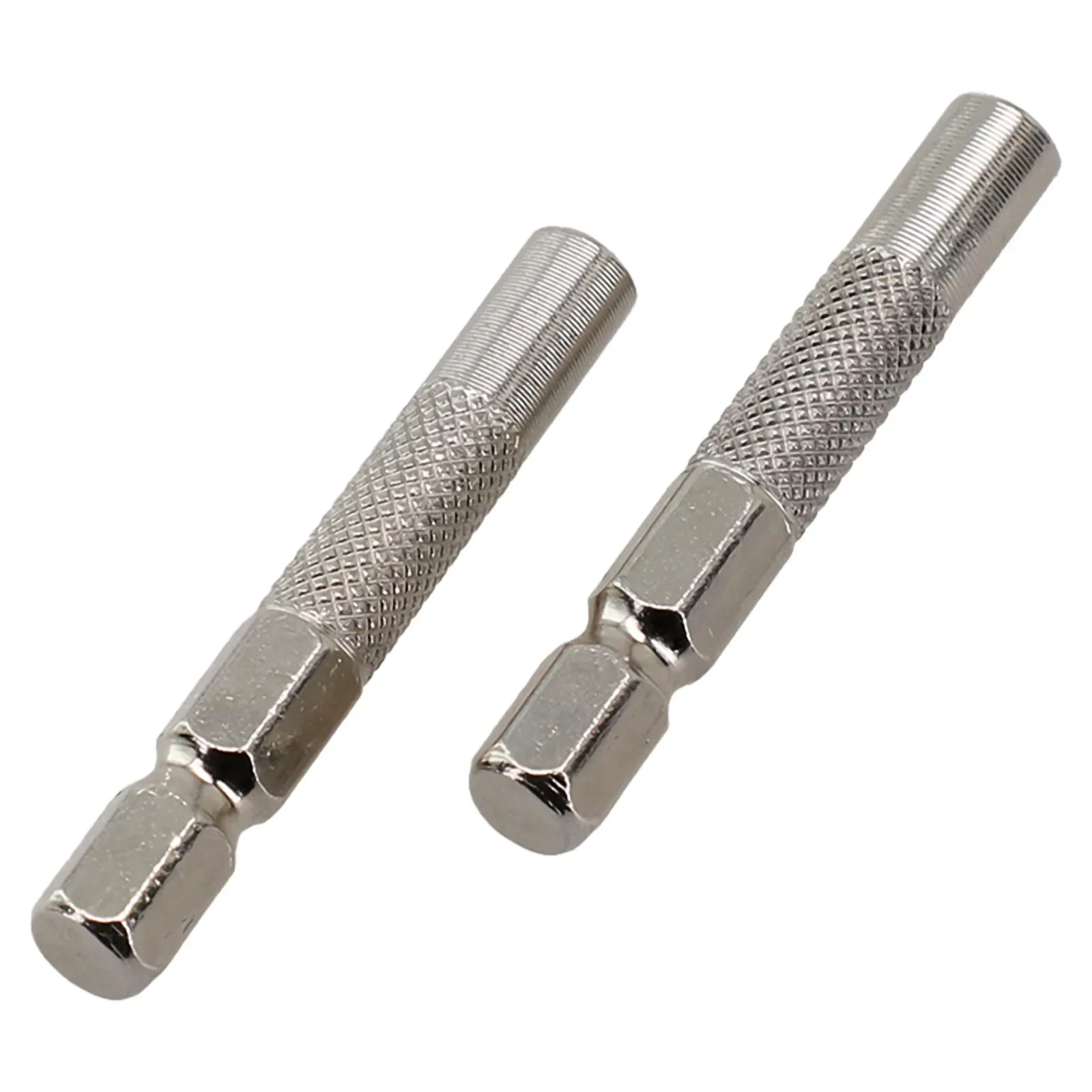 2pcs Screwdriver Adapter Hex Shank 1/4 6.35mm Handle Insert Bit Adapter Power Tools Electric Screwdriver Socket Holder