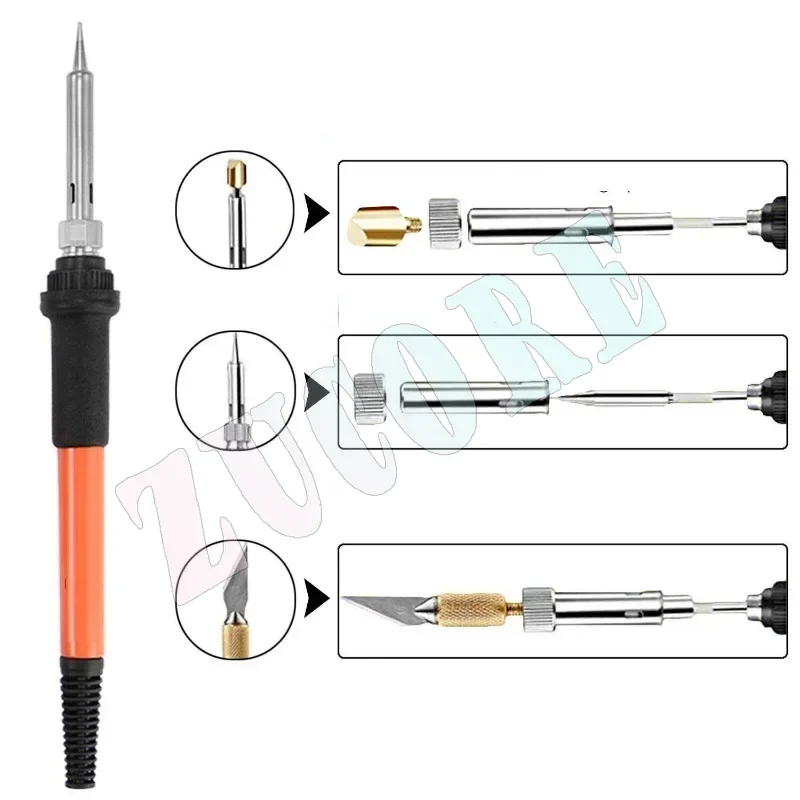 Neue 71 teile/satz 60 W Einstellbare Temperatur Gravur Elektrische Lötkolben Kit Multi-funktionale Carving Lötkolben Stift Zu