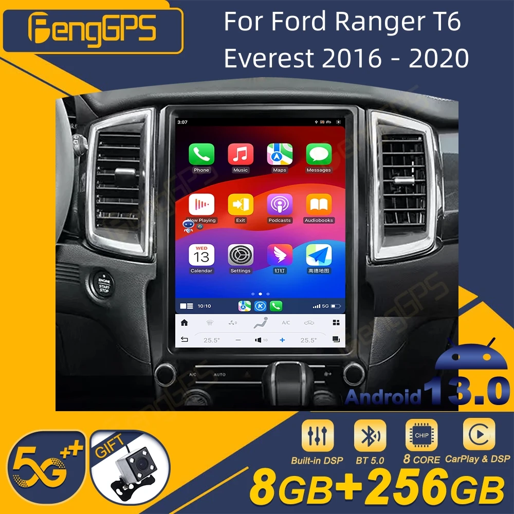 

Qualcomm 8 Core For Ford Ranger T6 Everest 2016 - 2020 Android Car Radio Screen 2din Stereo Receiver Autoradio Multimedia