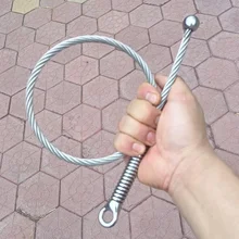Stainless Steel EDC Wire Whip Tactical Chinese Household Outdoor Car Emergency Tools