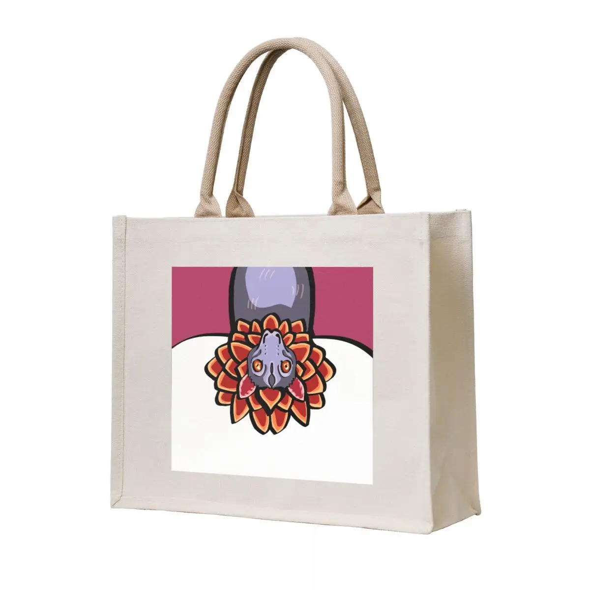 

Bat Dahlia / Hanging Around for Halloween Tote Bag shopping trolley bag custom fabric bag canvas tote Women's shopper