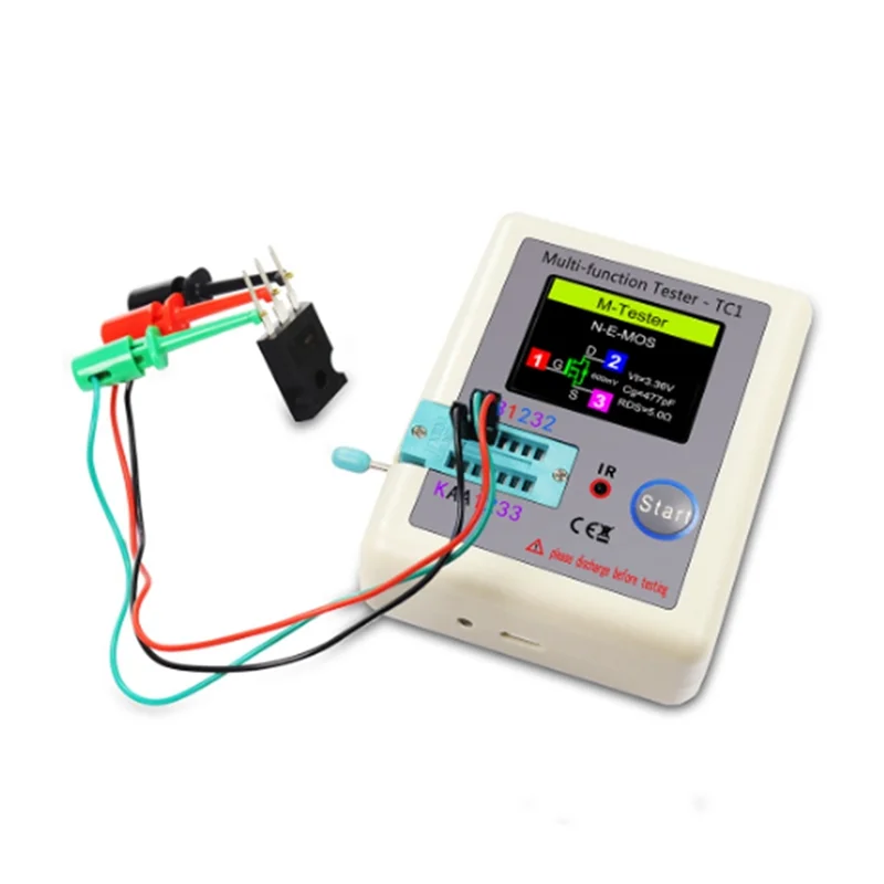 LCR-TC1 TC1 Display Multifunctional TFT Backlight Transistor Tester for Diode Triode Capacitor Resistor Transistor