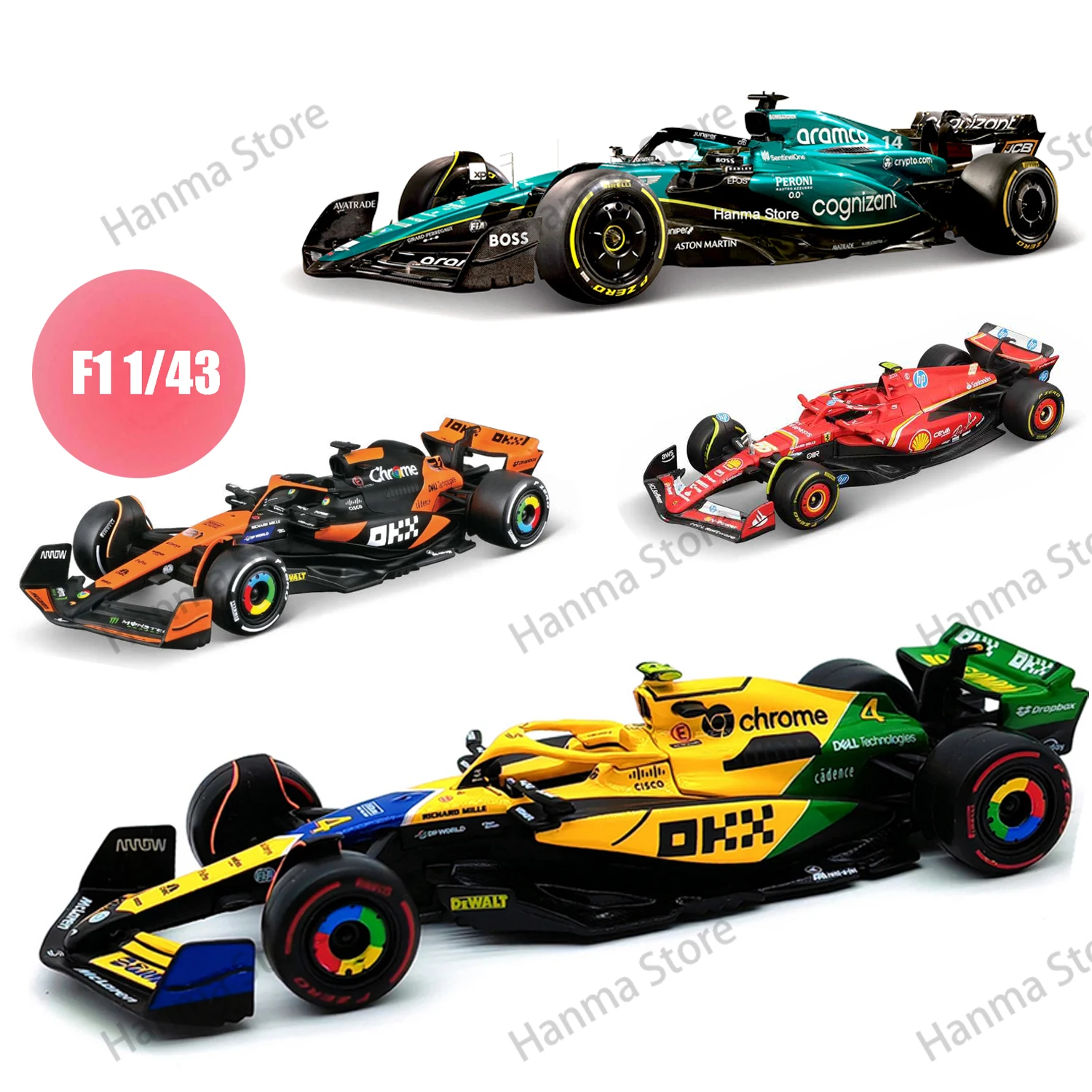 新品 ブラーゴ レッドブル メルセデス F1 6台×2セット 12台 1/43 Amazon | ブラーゴ F1 レッドブル シグネチャーシリーズ ミニカー 1/43