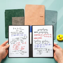 B5 whiteboard notebook easy to erase easy to write leather double-sided notepad whiteboard notebook draft paper portable student