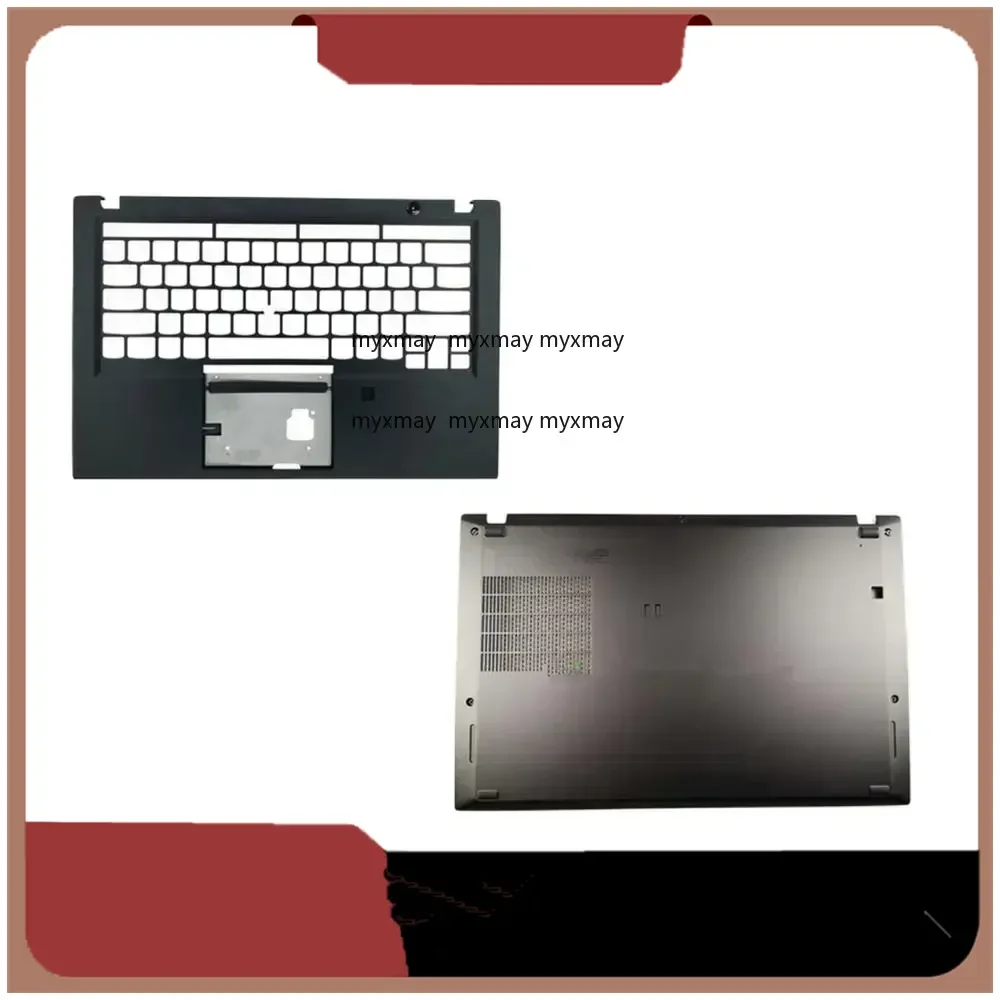 

New for Lenovo ThinkPad T490S Upper Case Palmrest Keyboard Bezel Top Case Housing FPR AM1BR000400/Bottom Case Cover