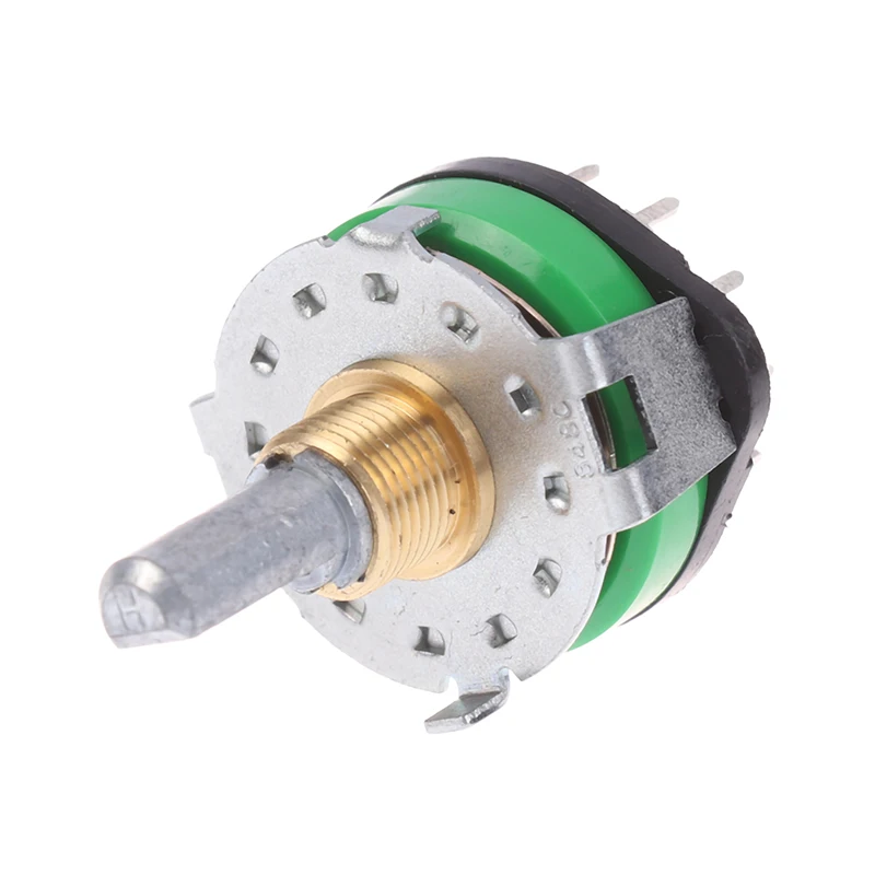 1Pc Rotary Switch 4 Pole 12 Position SRRM1C7800 Power Amplifier 1050R 2000 Audio Audio Signal Switch