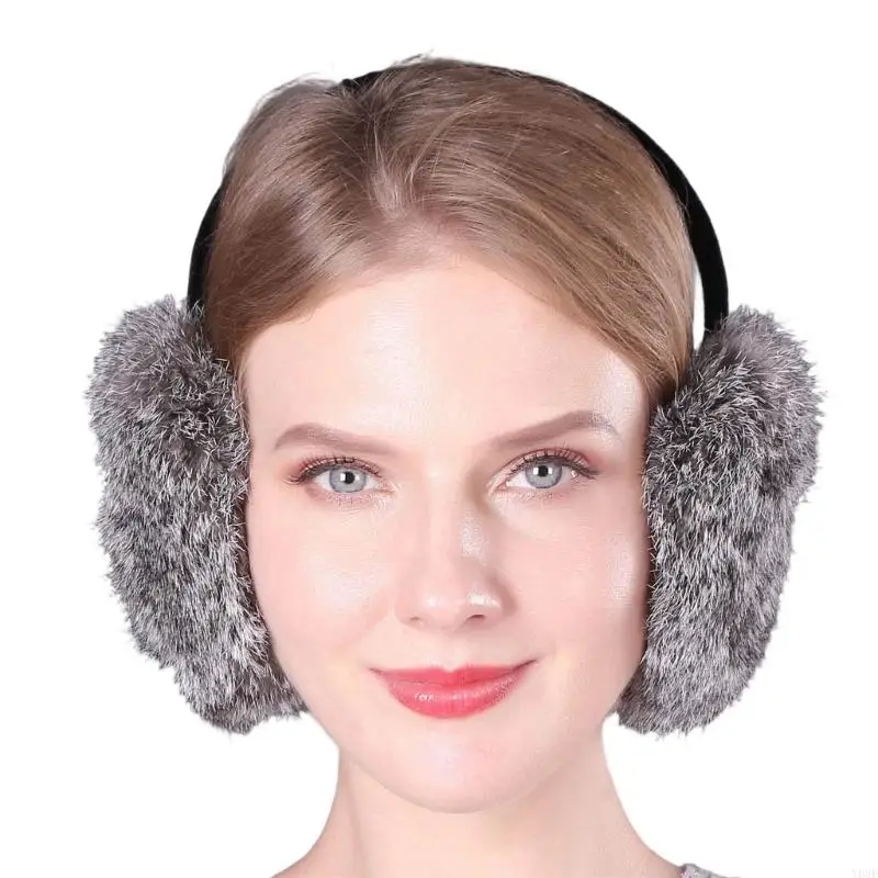 Winter Ear Warmers Cold Resistant Fleece Lining Compact Ear Protectors Portable For Travel Outdoor Activity Y08E