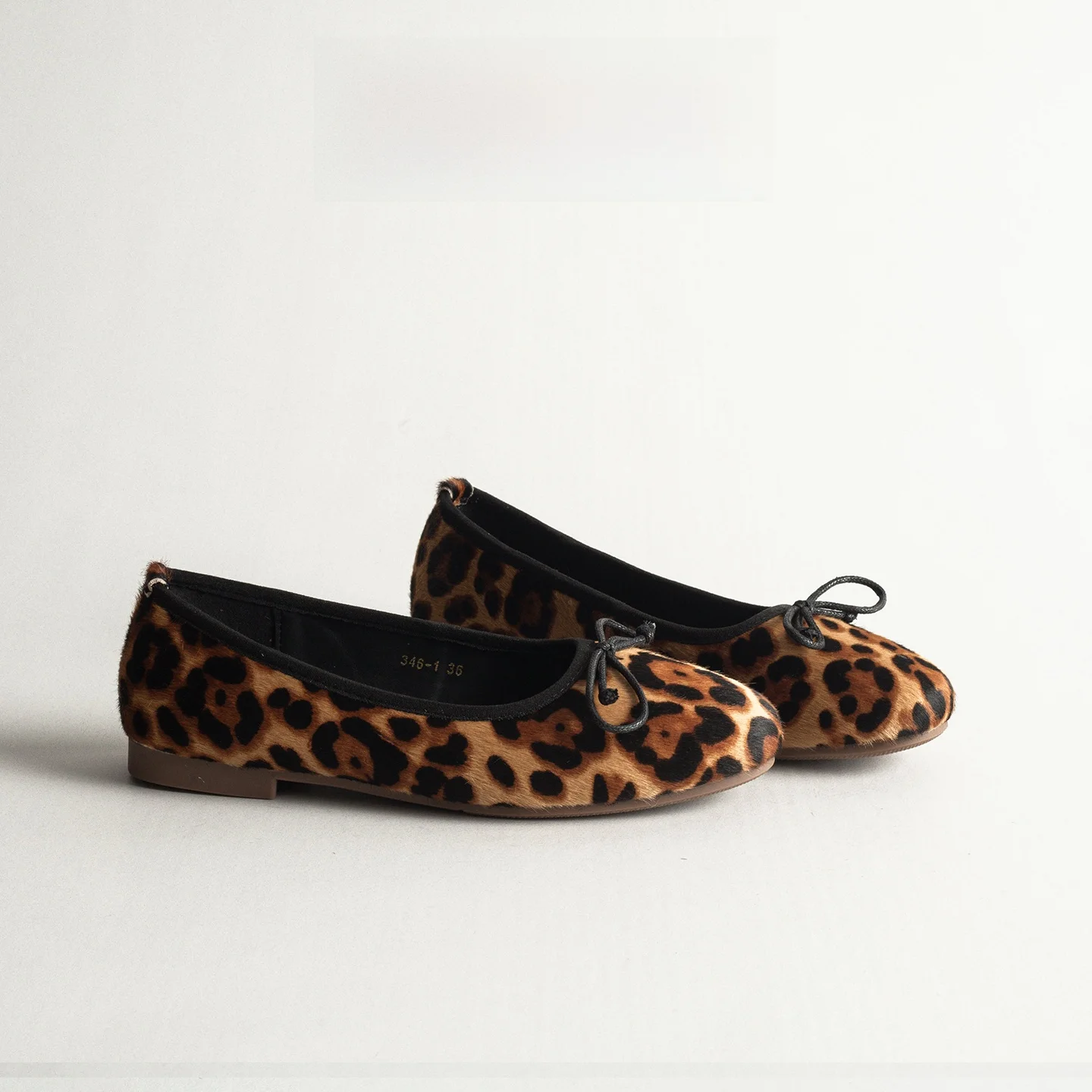 Comfortable Leather  Hair Spot Pattern Slip-On Mary Jane Shoes Women Fashionable Versatile Casual Commuting Flat Heel